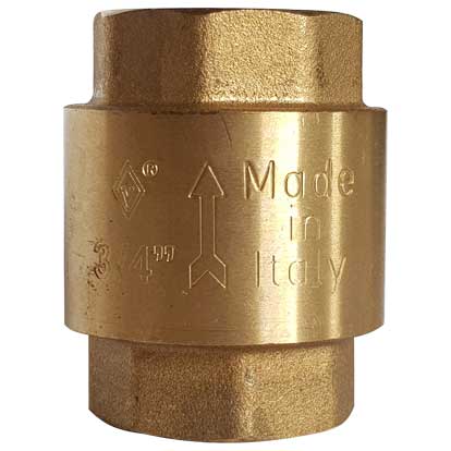 Spring Check Valve (Vertical)