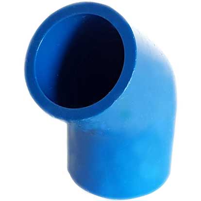 In-House Blue PVC Elbow 45