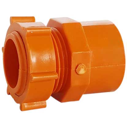 Electrical PVC Male Adapter w/ Locknut