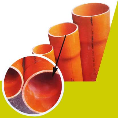 Orange PVC Piping