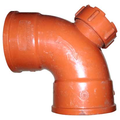PVC Sewer Elbow 90 with Clean Out