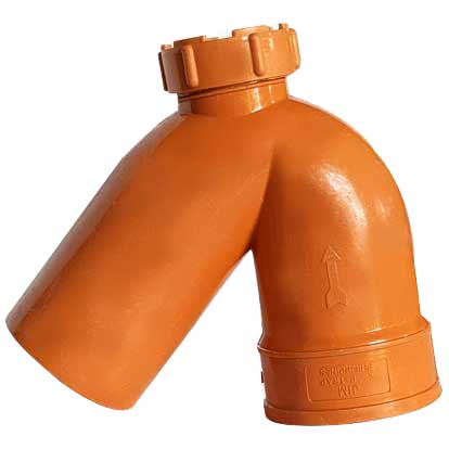 PVC Sanitary P-Trap with O-Ring